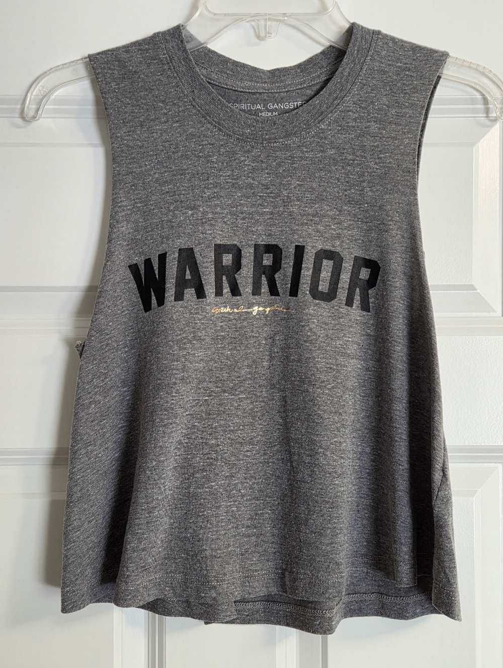 Spiritual Gangster Women's Warrior Muscle Tank - Gray